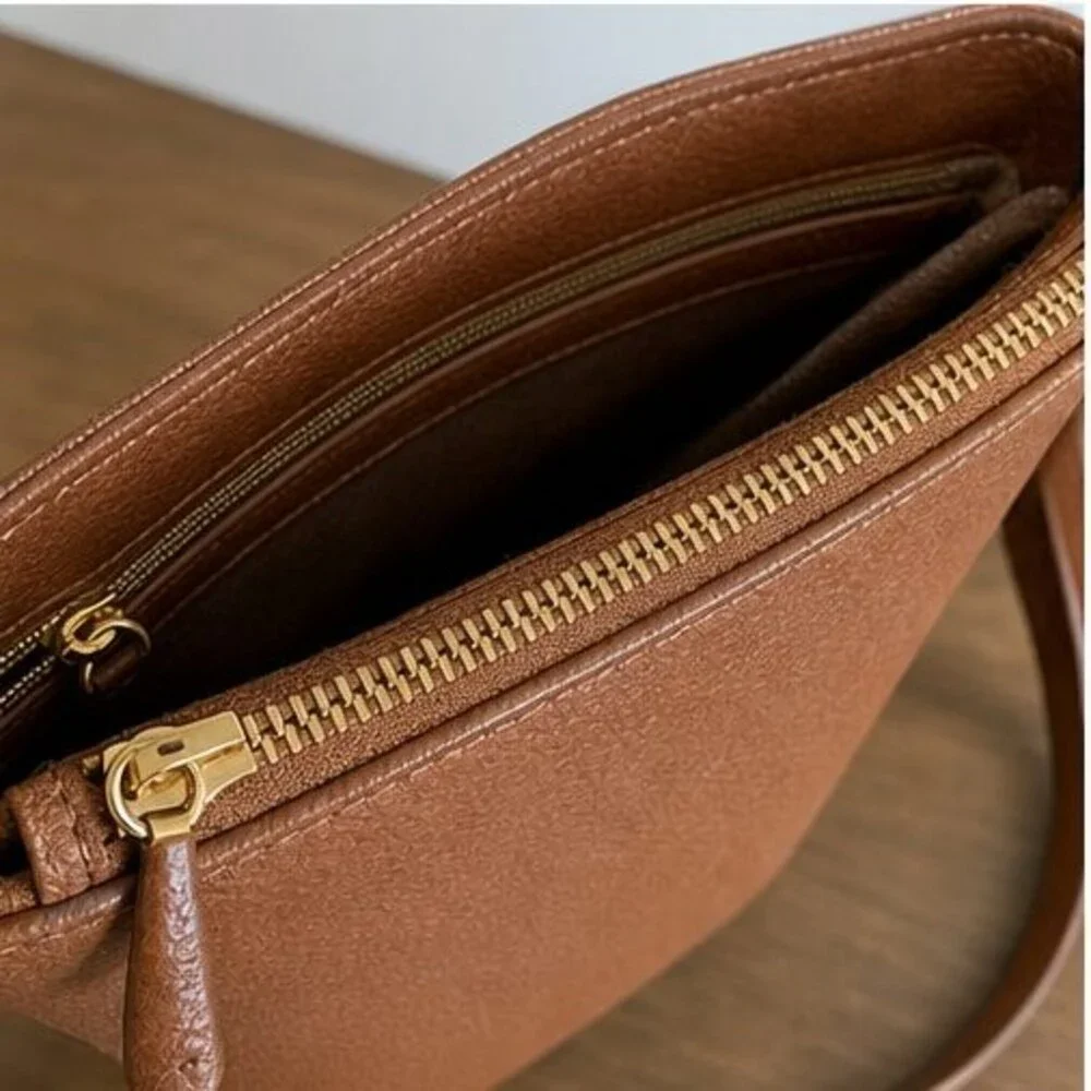 Forest Pebbled Crossbody Bag
